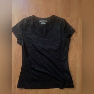 Tek Gear QuikDry Black Short Sleeve Performance Women's L